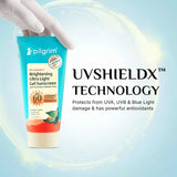 plgsvitc - Pilgrim 5% Vitamin C Brightening Ultra Light Gel Sunscreen SPF 60 PA++++ (45ml) - Looknstyle