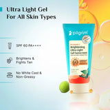 plgsvitc - Pilgrim 5% Vitamin C Brightening Ultra Light Gel Sunscreen SPF 60 PA++++ (45ml) - Looknstyle