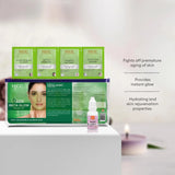 VLCC Salon Series Insta Glow Facial Kit (6 Facials) - 240g + 12ml | Fights Premature Ageing |