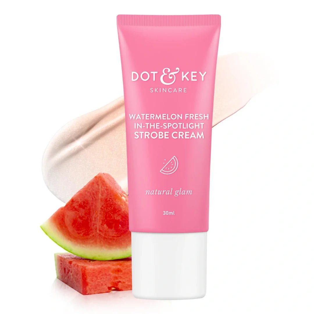 dkwatstcrm - DOT & KEY Watermelon Fresh In - The - Spotlight Strobe Cream (30ml) - Looknstyle