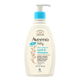 avbawsmp - Aveeno Baby Daily Moisture Wash & Shampoo | Gentle Cleanser for Head to Toe | for Dry & Sensitive Skin 532ml - Looknstyle