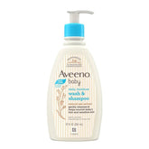 AvBwSh - Aveeno Baby Daily Moisture Wash & Shampoo - Natural Oat Gentle Cleanser For Hair, Sensitive Body Skin (354ml) - Looknstyle