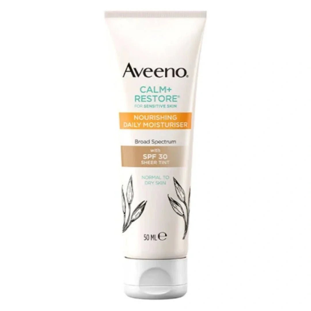 avndlmi - Aveeno Calm + Restore Tinted Moisturizer Sunscreen SPF30 Dry Sensitive Skin (50ml) - Looknstyle