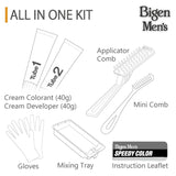 bgn101 - Bigen Men's Speedy Color, Hair Color, 80g - Natural Black 101 (Pack of 1) - Looknstyle