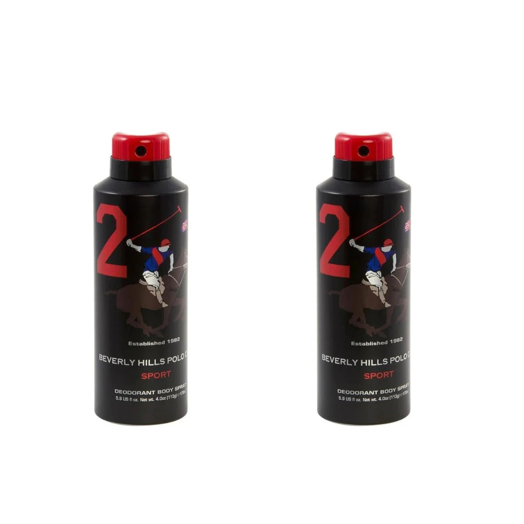 Beverly Hills Polo Club No. 2 deodorant for men pack of 2 - Deals999