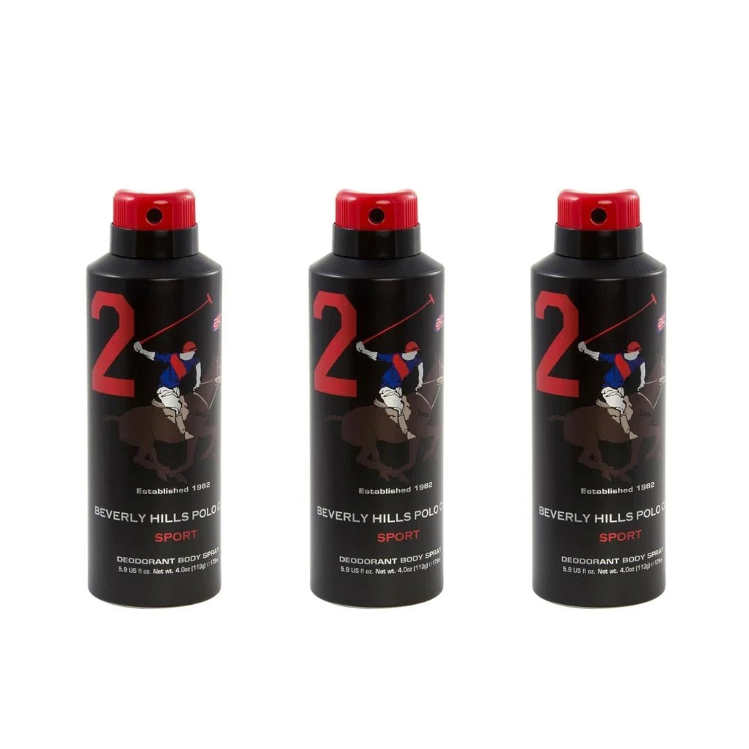 plodo2no3 - Beverly Hills Polo Club No. 2 deodorant for men pack of 3 - Looknstyle