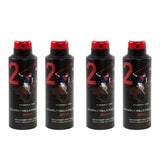 Beverly Hills Polo Club No. 2 deodorant for men pack of 4 - Deals999
