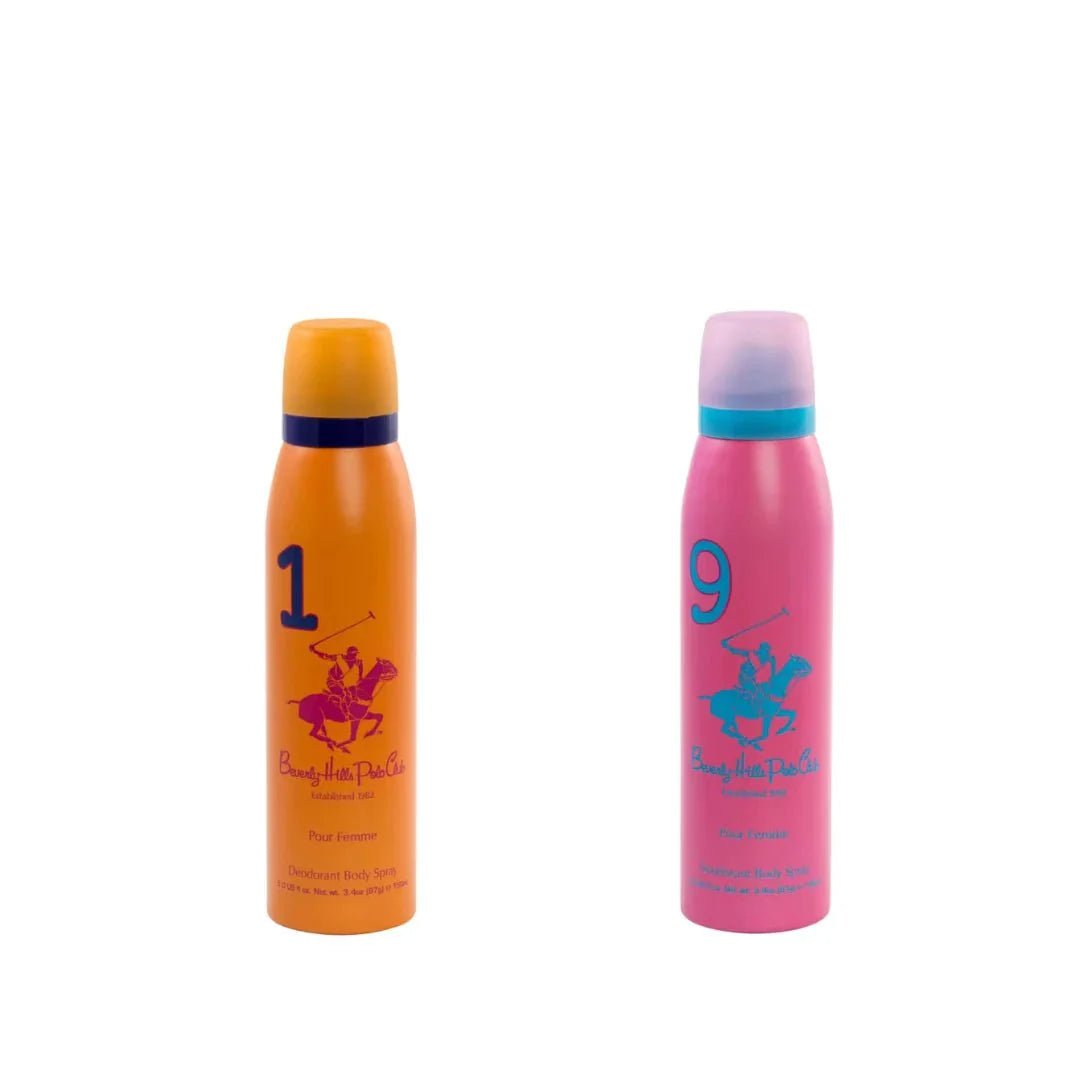 plodowmn1n9 - Beverly Hills Polo Club No.1 and No.2 combo deodorant for women 150ml - Looknstyle
