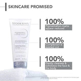 biode1 - Bioderma Pigmentbio Foaming Cream Brightening Exfoliating Cleanser (Face & Body Wash) For Brightened Skin, 200 ml - Looknstyle