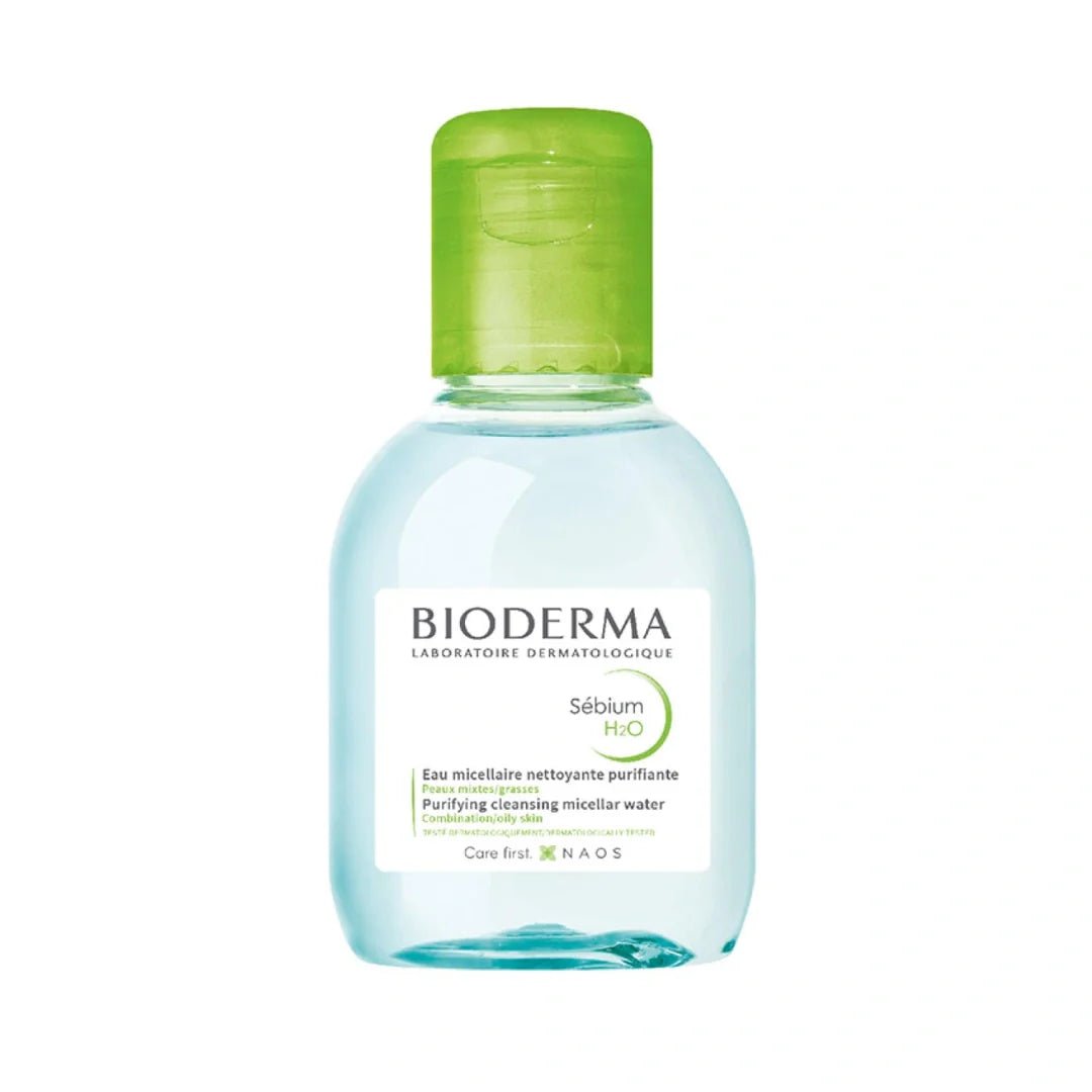 biod2 - Bioderma Sébium H2O Purifying Micellar Cleansing Water and Makeup Removing Solution for Combination to Oily Skin 100 ml - Looknstyle