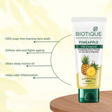bio04 - Biotique Pineapple Oil Control Foaming Face Wash For Normal to Oily Skin (150ml) - Looknstyle