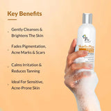 fxdrebw - Fixderma Skarfix Plus Brightening Body Wash with 4% Actives (Kojic Acid, Niacinamide Acid, & Vitamin E) | Skin Brightening Body Wash Shower Gel Women & Men | For Hyperpigmentation & Acne Marks - 200ml - Looknstyle