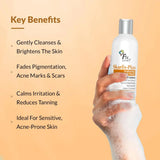 Fixderma Skarfix Plus Brightening Body Wash with 4% Actives (Kojic Acid, Niacinamide Acid, & Vitamin E) | Skin Brightening Body Wash Shower Gel Women & Men | For Hyperpigmentation & Acne Marks - 200ml