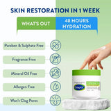 cetmoscr450 - Cetaphil Moisturising Cream for Face & Body,Dry to Normal skin, 450 gm, Paraben & Sulphate free, Niacinamide &Vitamin B5 - Looknstyle