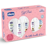 chickits - Chicco Baby Moments Caring Gift Pack Pink, Ideal Baby Gift Sets for Baby Shower, Newborn Gifting, New Parents, Birthdays, New Advanced Formula with 0% Phenoxyethanol, 0m+ (5 Items) - Looknstyle