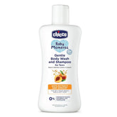 chbbwas - Chicco Baby Moments Gentle Body Wash and Shampoo (200ml) - Looknstyle