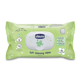 chwip1 - Chicco Baby Moments Soft Cleansing Baby Wipes, Ideal for Nappy, Face and Hand, Dermatologically Tested, Paraben Free, Fliptop Pack (72 Sheets), White - Looknstyle