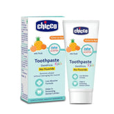 chard - Chicco Toothpaste for 1Y to 6Y Baby, Mixed Fruit Flavour, Fluoride - free, Preservative - free, Cavity Protection (50g) - Looknstyle