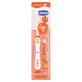 choorgbrsh - Chicco Ultra Soft Bristles Toothbrush Giraffe Print - Orange - Looknstyle