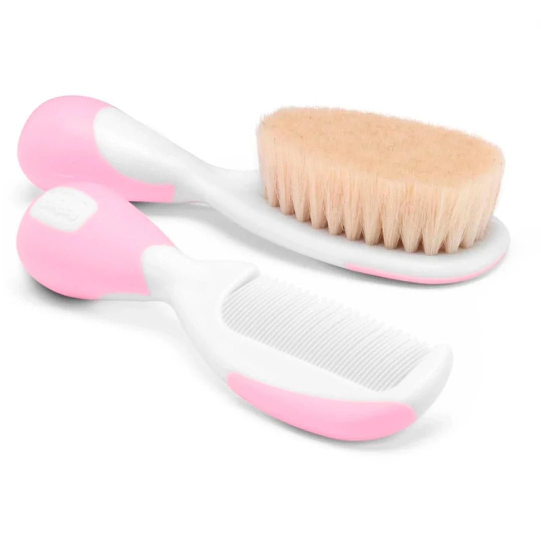 chcpnkcmb - Chicco Brush and Comb - Pink, 2 Piece - Looknstyle