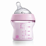 chcbtlepnk150 - Chicco Natural Feeling 150ml Baby Milk Feeding Bottle with Wide Neck, Anti - Colic for Easy Milk Flow, for Babies & Toddlers 0m+ (Pink) - Looknstyle