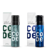 Wild Stone Code steel and Titanium body perfumes (120ml)