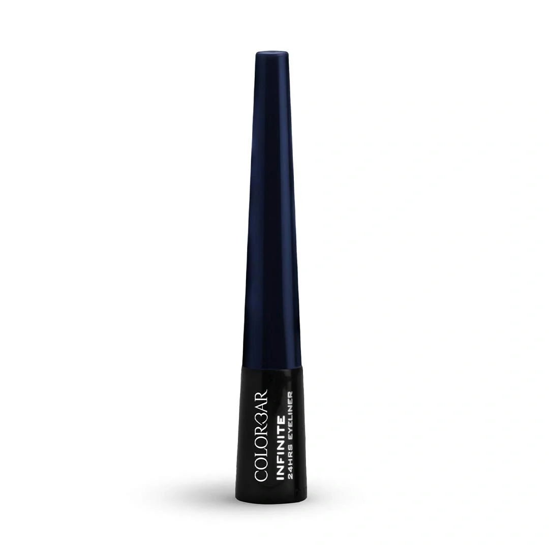 clrbreyeliner - Colorbar Infinite 24 Hours Eyeliner, Blue 003, 2.5ml | Non - transfer| Sweat proof formula | Lasts upto 24 hours - Looknstyle