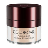 clrbr25 - Colorbar Amino Skin Radiant Cream Foundation (Rose Mild 004, 15g) | Smooth and Satin finish | High - coverage | Suitable for all skin types - Looknstyle
