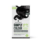 Schwarzkopf Simply Color Permanent Hair Colour - 1.00 Natural Black 142.5 ml