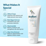 Fixderma Strallium Stretch Mark Cream, Removes Pregnancy stretch marks, Scar removal and Moisturizing Cream, Stretch mark remover for Stomach, thighs & all body parts- 75g
