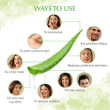 WOW Skin Science Aloe Vera Gel for Face, Skin and Hair -For Both Men and Women (130ml)