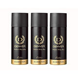 dnvr73 - Denver Hamilton Caliber Deodorant for Men, 165 ml (Pack of 3) - Looknstyle