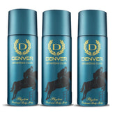 den12 - DENVER Phyton Sporting Club Deodorant - 165ML | Long Lasting Deo for Men & Boys pack of 3 - Looknstyle