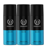 denv1 - DENVER Saxe Deodorant 150ML(Pack of 3) | Long Lasting Deo for Men & Boys - Looknstyle