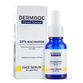 DermDoc 10% Niacinamide Face Serum, 30ml | All Skin Types | Improves Skin Texture | Hydrates and Moisturizes - Deals999