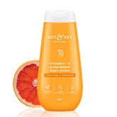 dotbly-Dot & Key Vitamin C + E Super Bright Body Lotion for Deep Nourishing & Visibly Glowing Skin | Reduces Dark Spots & Tanning |With Triple Vitamin C & Niacinamide | For Women & Men | 250ml-Looknstyle