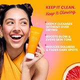 DOT & KEY Vitamin C + E Super Bright Gel Face Wash For Glowing And Brightening Skin | All Skin Types|With Triple Vitamin C| Face Wash For Women & Men|100 Ml