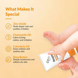 Fixderma Hoopoe Diaper Rash Cream for baby with Zinc Oxide & Panthenol | Prevent Rashes, Redness & Irritation | Baby Rash Cream | Dermatologist Tested (50G)