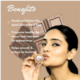 SHOWSTOPPERCHOCOSMILELIPSCRUB - Enchanting Showstopper Choco - Smile Lip Scrub with Real Cocoa for Dry & Chapped Lips | Natural Exfoliating & Nourishing Lip Scrub for Soft, Smooth... - Looknstyle