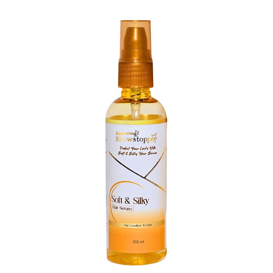 SHOWSTOPPERSOFT&SILKYHAIRSERUM - Enchanting Showstopper Soft & Silky Hair Serum for Frizz Control & Smooth Silky Hair | Anti - Frizz, Shine Boost & Damage control | Lightweight.. - Looknstyle