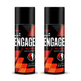 eng34 - Engage Man Bodylicious Deodorant Spray - Rush (150ml) (pack of 2) - Looknstyle