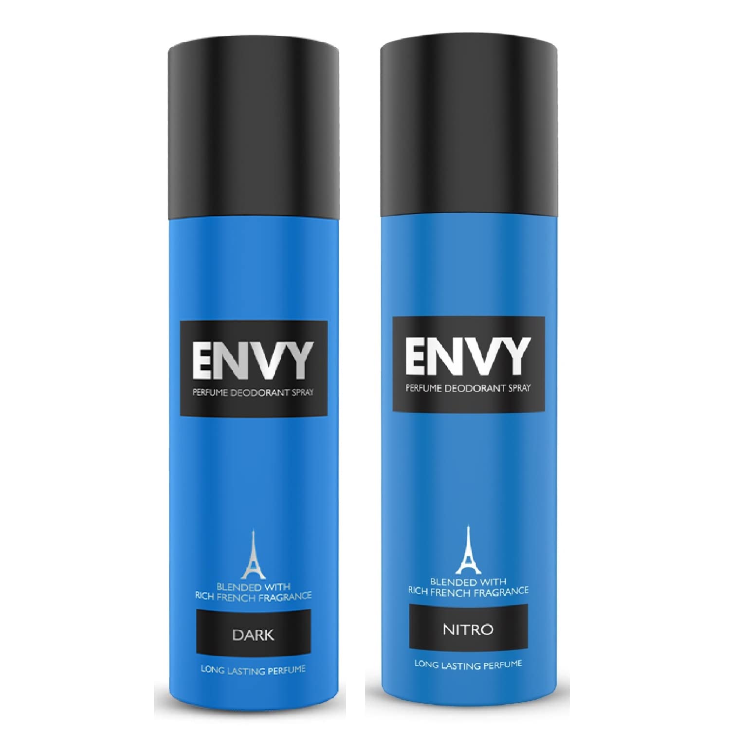 evy11 - Envy Deo Combo, Dark and Nitro, 120ml (Pack of 2) - Looknstyle