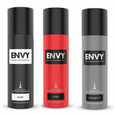 eny30 - Envy Fiery, Noir & Magnetic Deo Combo 120 ml (Pack of 3) - Looknstyle
