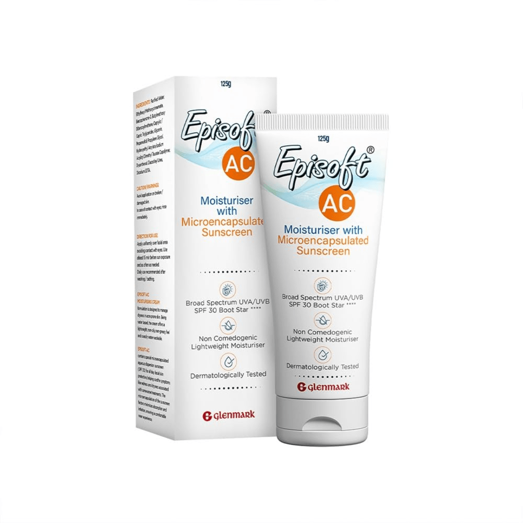 episoft ac sunscreen-1 - Episoft Ac Lightweight Moisturizer With Microencapsulated Spf 30 Sunscreen|Acne Safe|All Skin Types|Paraben & Fragrance Free|Dermatologist... - Looknstyle