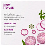 Plum Onion and Biotin Shampoo for Hairfall Control | Paraben Free | Enriched with Onion Extract, Biotin, D-Panthenol | Boosts Scalp Health | 250 ml