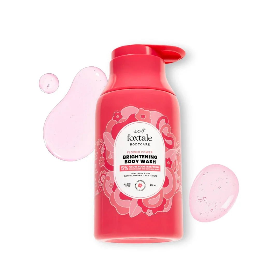 foxtel body wash - Foxtale De - Tan Brightening Body Wash | Glycolic Acid & Niacinamide for Glowing Skin | Removes Tan & Evens Skin | 6+ hrs odour control | SLS - Free | Body Wash for Women & Men | All Skin Type | 250 m - Looknstyle