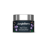 JUNGLE BERRY Kumkumadi & Bakuchi Night Cream with Intense Night Repair Formula Cream for Brightness Skin and Reduce Dark Spots | 25g