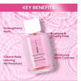 Faces Nail Enamel, Remover 01, 30ml, transparent 01
