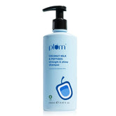 Plum Coconut Milk & Peptides strength & shine shampoo | Contains coconut milk, pea peptide | enhances hair's shine and strengthens hair | Paraben-Free| 100% vegan | 250ml