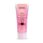 RENEE Pink Therapy PDRN 2-In-1 Sunscreen + Moisturizer SPF 50 PA+++ | In-Vivo Tested | With Niacinamide | Broad Spectrum UVA & UVB Protection | No..